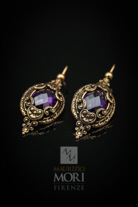 Винтажные серьги Maurizio Mori OR-31619-VIOLA