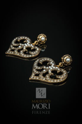 Винтажные серьги Maurizio Mori OR-CUORE